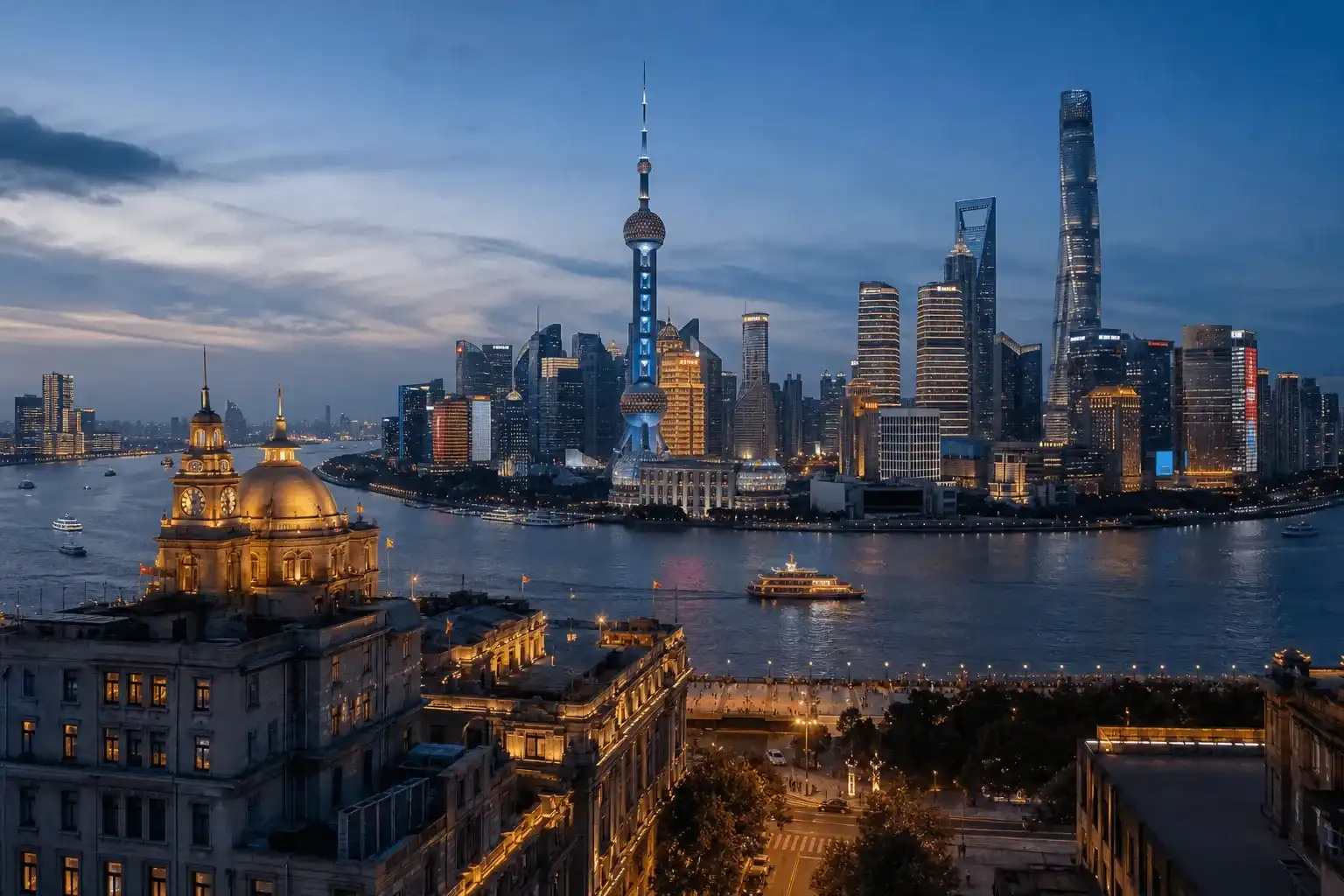 Shanghai travel scene